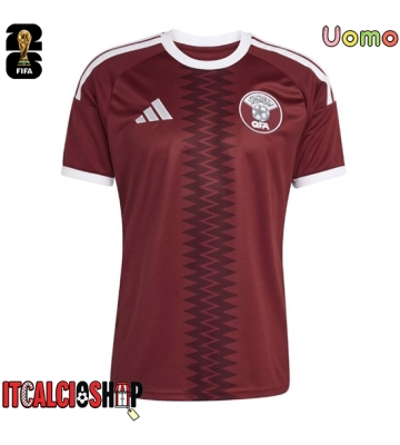 Qatar Prima Maglia Mondiali 2026 Manica Corta